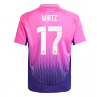 Camisa de Futebol Alemanha Florian Wirtz #17 Equipamento Secundário Europeu 2024 Manga Curta